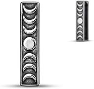 'ERKUOO 2PCS Ear Weights for Stretched Tapers Ear Hangers Heavy Hook for Ear Dangle Plugs Tunnels Ea