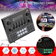 ┱V9 Sound Card Audio Set Interface External Usb Webcast Studio Live Microphone Bluetoo Function/j1g