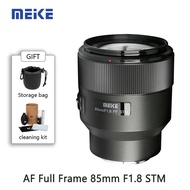 Meike 85mm F1.8 Auto Focus Medium Telephoto STM Full Frame Portrait Lens For Nikon Z Fujifilm X Sony E  Mount Cameras