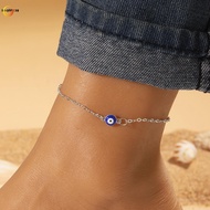 925 sterling silver anklet blue evil eye silver jewelry women's gift