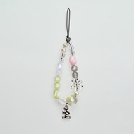Tagi. Green Grape Floret Candy Phone Chain