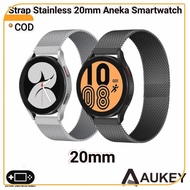 SA Strap Stainless Steel 20mm Aukey Fitness Tracker 10 12 SW-1 Tali Jam Strap Smartwatch Tali Jam Tangan