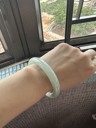 52圈果綠翡翠手鐲