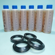 HONDA CB500 X / XA - Fork Oil Seal set + Dust Seal set + Fork Oil (6 Pcs)