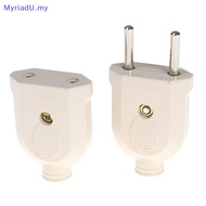 MyriadU 2 Pin EU Plug Male Female electronic Connector Socket Wiring Power Extension MY