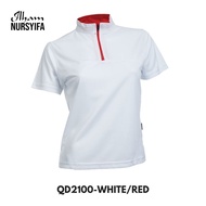 Oren Sport Female Quick Dry Mock Neck Zip Shirt - QD21  (Limited Stock & Quantity Available)