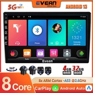 Evean[4G+32G 8 Core ] 9''/10'' inch 360 Panoramic Camera Android Player Car Radio Stereo Bluetooth MP5 Multimedia Player Headunit with Wifi GPS