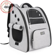 【Direct from Japan】
"Versatile 3-in-1 Tresbro Pet Backpack for Dogs and Cats - Expandable, Locking D