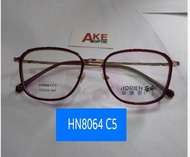 Akesoptikกรอบแว่นตาHORIEN HN8064 C5 สำหรับตัดประกอบเลนส์ทุกชนิด TR90 100% เบาทนยืดหยุ่นสูง (Ake-0084