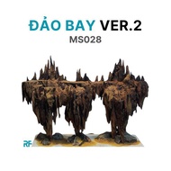 Flying Island Layout Ver.2 decorates aquarium size 30x20x20cm (Ms028)