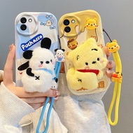 Suitable for Samsung A03 Phone Case Plush Autumn Winter A035 Cartoon Briquettes galaxy a03s Protecti