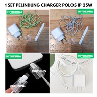 1 SET 25W IP Cable Protector IP Shell Protector 1 Set Cartoon Charger Cable Protector Cover Protecti