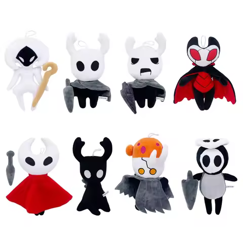Hollow Knight Silksong Plush Toys Lace Hornet The Knight Grimm Dolls Soft Stuffed Plushie Pillow Hal