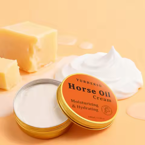 Moisturizing Horse Oil Cream – Daily Skin Hydrating Balm with Horse Oil, Nourishing Formula for Dry 