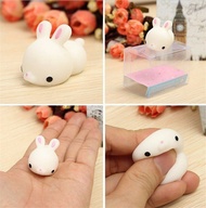 Moito Mochi Cute Bunny Rabbit Squishy Squeeze Healing Stress Reliever Toy Gift Decor