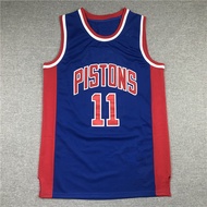 Embroidered Basketball Jersey Pistons No. 11 Blue Bad Boys Legion Smiling Assassin Isaiah Thomas Tho