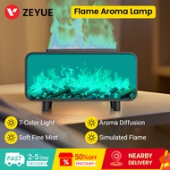 3Life Artistic Fireplace LA0659 Essential Oil Diffuser  Noiseless Flame Aromatherapy Humidifier Flam