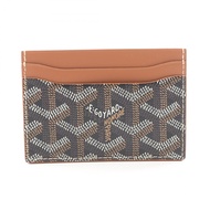【二手】Goyard GOYARD Sulpice 卡包 STSULPPMLTY01CL03X 黑色/ブラウン/白色 PVC塗層帆布皮革 Saint-Sulpice 卡包