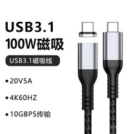 Pdf 100w kabel data pengecasan pantas magnetik type-c3.1 baru definisi tinggi kabel skrin unjuran te