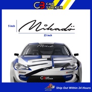 Mikado Signature Car Sticker / cs632