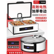 Luxury Stainless Steel Buffet Stove Hotel Electric Heating Hydraulic Buffet Stove Commercial Breakfa