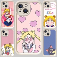 M-28 Sailor Moon White Casing for iphone 13 6s 8 14 7 6 Plus Pro Max