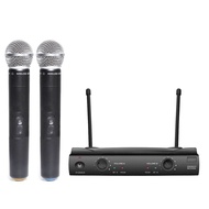 Professional UHF Dual Channel Wireless Microphone Handheld Mic System