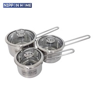 [Household] Nippon Home Milk Soup Pot Stainless steel Instant Noodle Pot 3 Size option