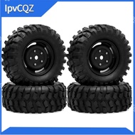4pcs 95mm 1.9 Beadlock Wheel Rim Tire Set for 1/10 RC Crawler Car TRX4 D90 Axial SCX10 II III Redcat