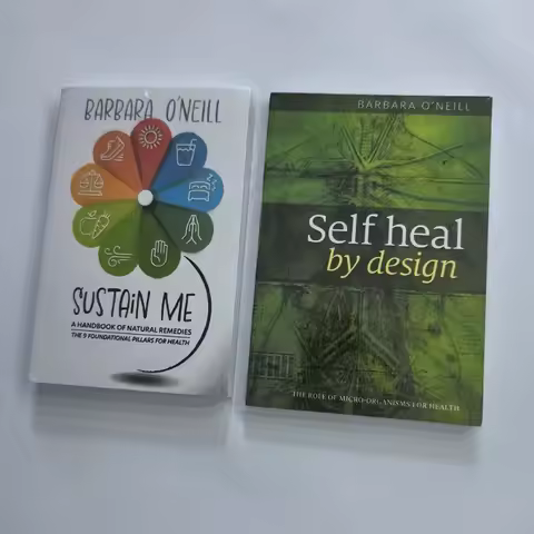 Sustain Me & Self Heal By Design Barbara O'Neill Books Natural Remedies Health Care Handbook Self‑He