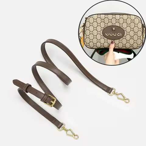 Bag Strap for GG Ophidia Bucket LV Speedy 20 Shoulder Straps Genuine Leather Ajustable Crossbody Lon