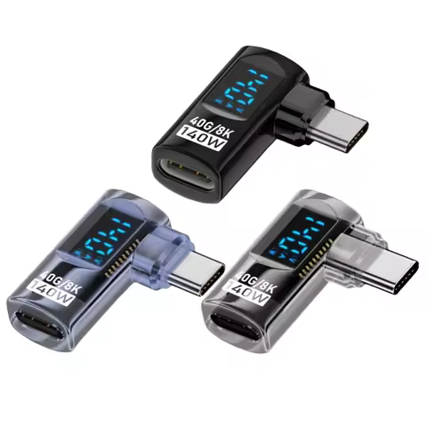 Type C to Type C Adapter, 140W Rapid Charging, 40Gbps Speed, 8K Display Support