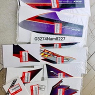 Bộ tem xe FUTURE 2 tím trắng zin chính hãng Honda