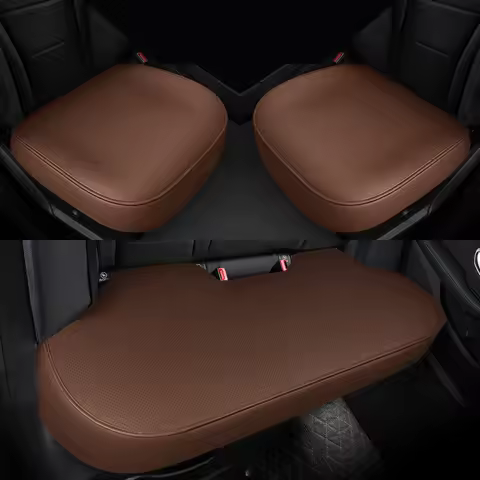 Leather Car Seat Cover For Volvo V70 Peugeot 208 Hongqi hs5 Lexus IS250 Skoda Karoq Front Bottom Cus