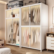 Baby Household Children Simple Wardrobe Storage Steel Bedroom Cabinet Wardrobe Metal Rental Room Sto