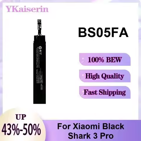 For Xiaomi Black Shark 3 Pro 2500mAh Mobile Phone Battery BS05FA Stable Power Supply High-Capacity