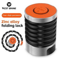 WEST BIKING Bicycle Folding Pas High Security Electric Scooter Anti-Theft Foldable Key Lock Bike Acc