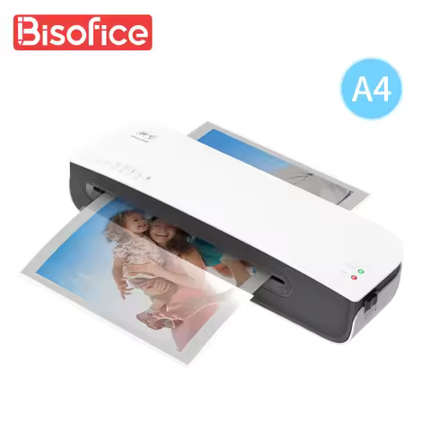 Desktop Laminator Machine Set Hot and Cold Lamination 2 Roller System 9 inches Max Width Suitabe for