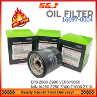 NEW STOCK 2022 Kawasaki 16097-0004 Oil Filter Ninja z250 er6 Versys Z800 Z900 Z1000 Z650 ZX10 Vulc