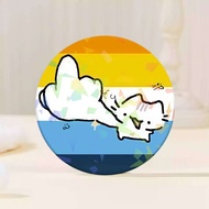 Aroace Pride Enamel Pin Badge Snap-in Cartoon Brooch Lapel Pins Bag Accessories Gifts
