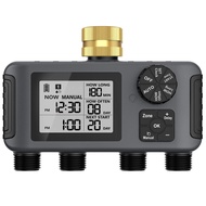 High-quality Large Screen Four-Way Smart Automatic Irrigation Timer DC9V 7 Days 24hrs Programmable I