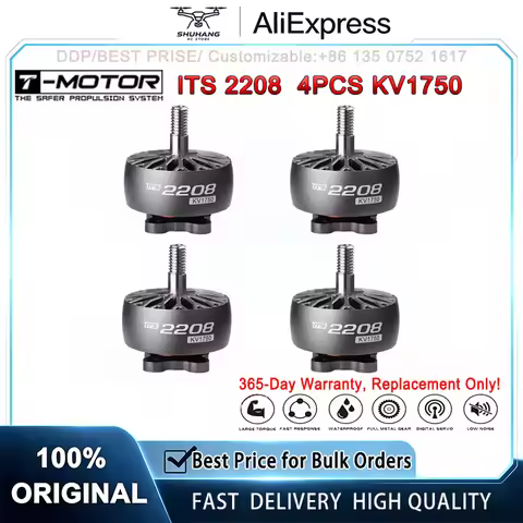 T-MOTOR T-HOBBY ITS 2306.5 1750KV 6S Brushless Motor for FPV Freestyle RC Drone DIY Building Parts