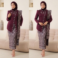 Azkana Batik - Kebaya Couple Termurah Kebaya Janggan Pasangan Couple Kebaya Mahogany Kebaya Wisuda T