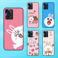 Realme C35 Black Border Realme C35 Phone Case Cute Cony Rabbit