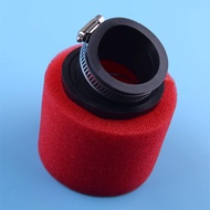 48-50mm Angled Foam Air Filter Cleaner Elbow Neck With Adjustable Clamp For 50cc 70cc 90cc 110cc Dir