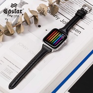 [HOT JUXXKWIHGWH 514] Slim Fit ผู้หญิงสำหรับ Apple Watch Series 1/2/3สำหรับ Apple Watch Band 38มม. 41มม. สร้อยข้อมือสำหรับ Iwatch 4 5 6 7 SE 40มม. 44มม.