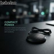 HSHELAN E104 USB Microphone, 360° Omnidirectional Plug-and-Play Conference Microphone,  Sound USB Co