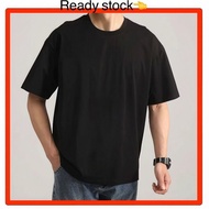 Oversized 280gsm Tshirt men women plain Cotton Round Neck