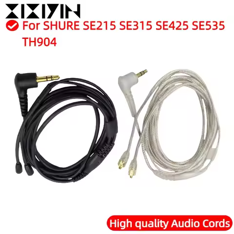 XIXIYIN 64 inches / 1.6 Meters White Headphone Earphone Cable Cord Wire For SHURE SE215 SE315 SE425 