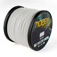 NOEBY PE Fishing Line White 16X Braided Fishing Line